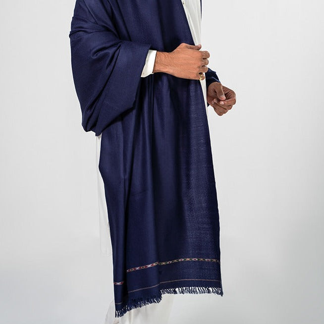 Blue Men Shawl - Brayt