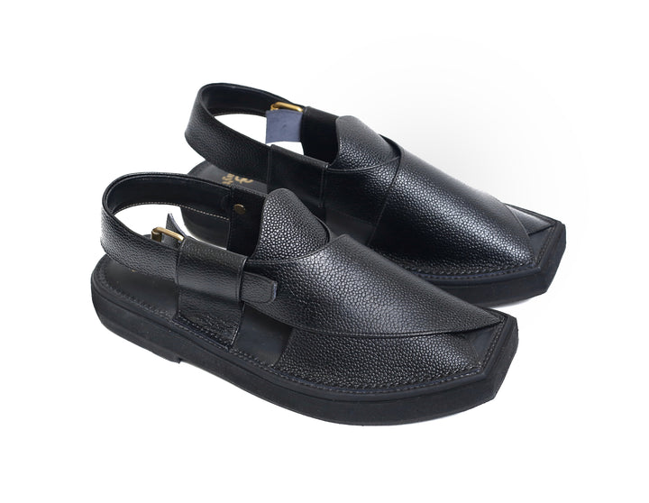 Kaptaan Chappal Black LW - Brayt