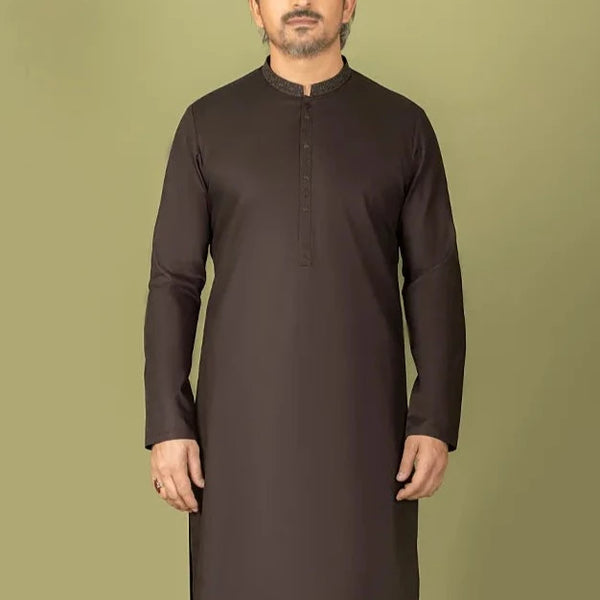 CHOCOLATE BROWN COTTON - Brayt