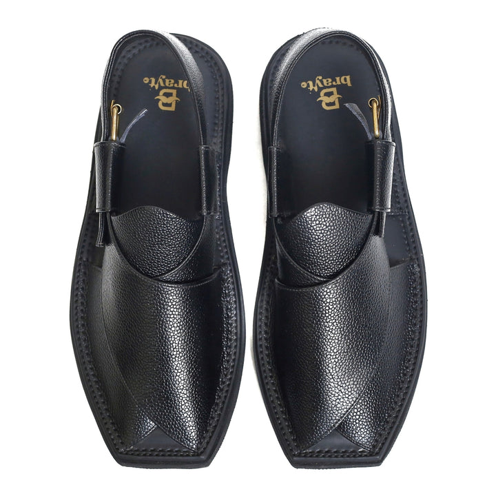 Kaptaan Chappal Black LW - Brayt