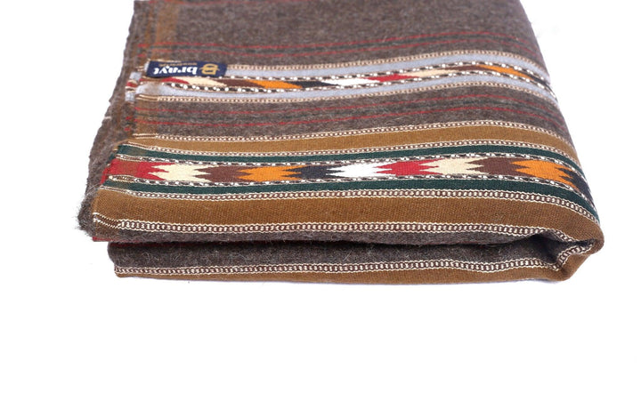 Brown Wool Shawl - Brayt
