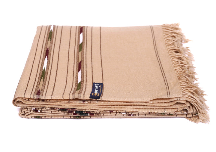 Premium Sand Shawl - Brayt