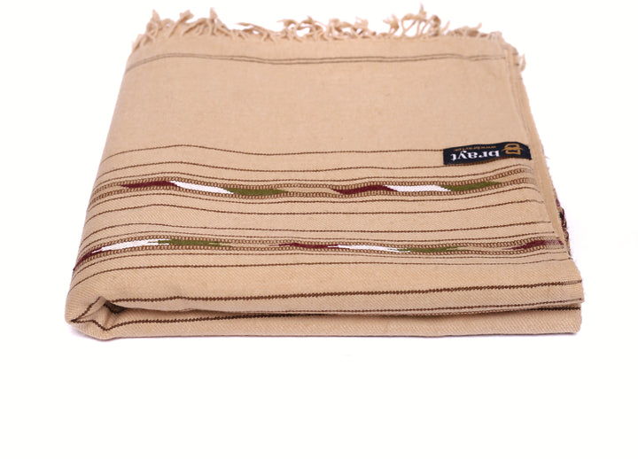 Premium Sand Shawl - Brayt