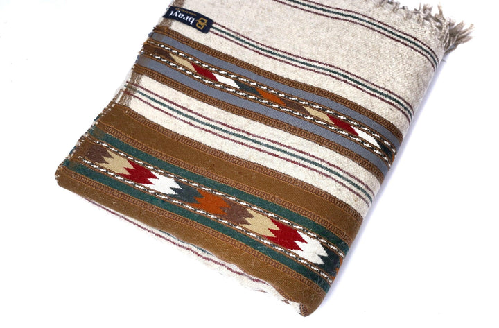 Ivory Wool Shawl - Brayt